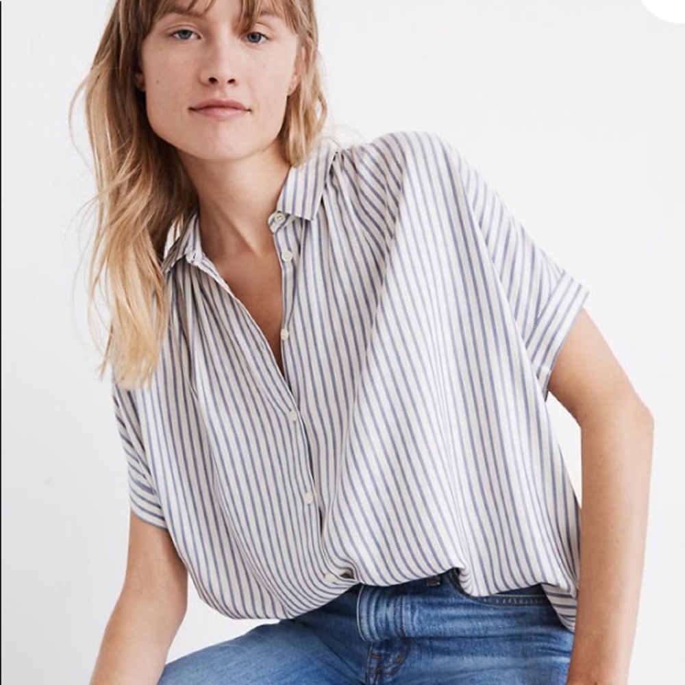 Madewell Central Shirt Button Down Short Sleeve